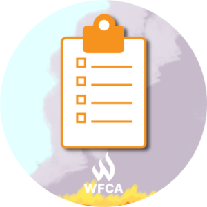 A cloud of smoke rises in the background. An orange icon of a checklist on a clipboard is center.